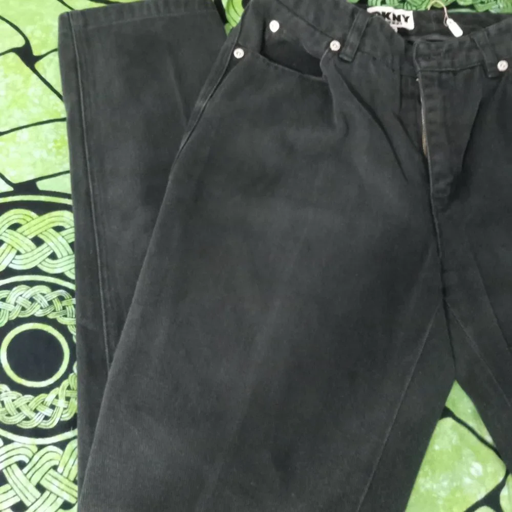 Vintage  DKNY Black Jeans Size 8 - Picture 4 of 12